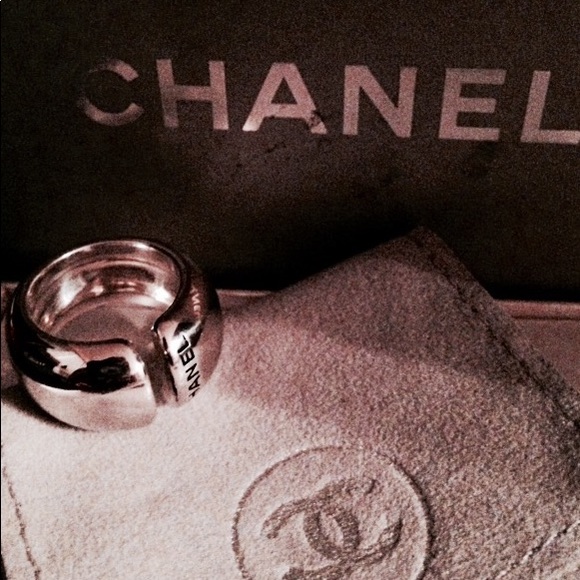 🚫sold🚫CHANEL 925 Sterling Silver Ring Vintage - Picture 6 of 8